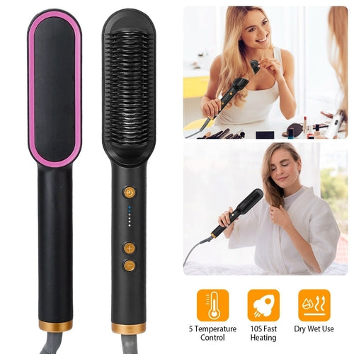 Electric Hair Straightener Comb