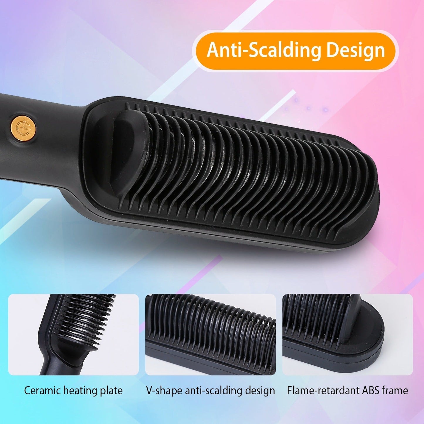 Electric Hair Straightener Comb